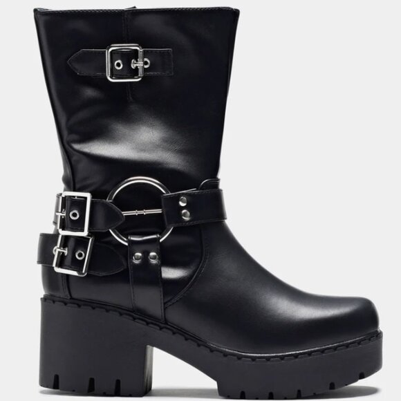 Koi Shoes - Koi O-Ring Strap/Oblivion Grunge Switch Boots